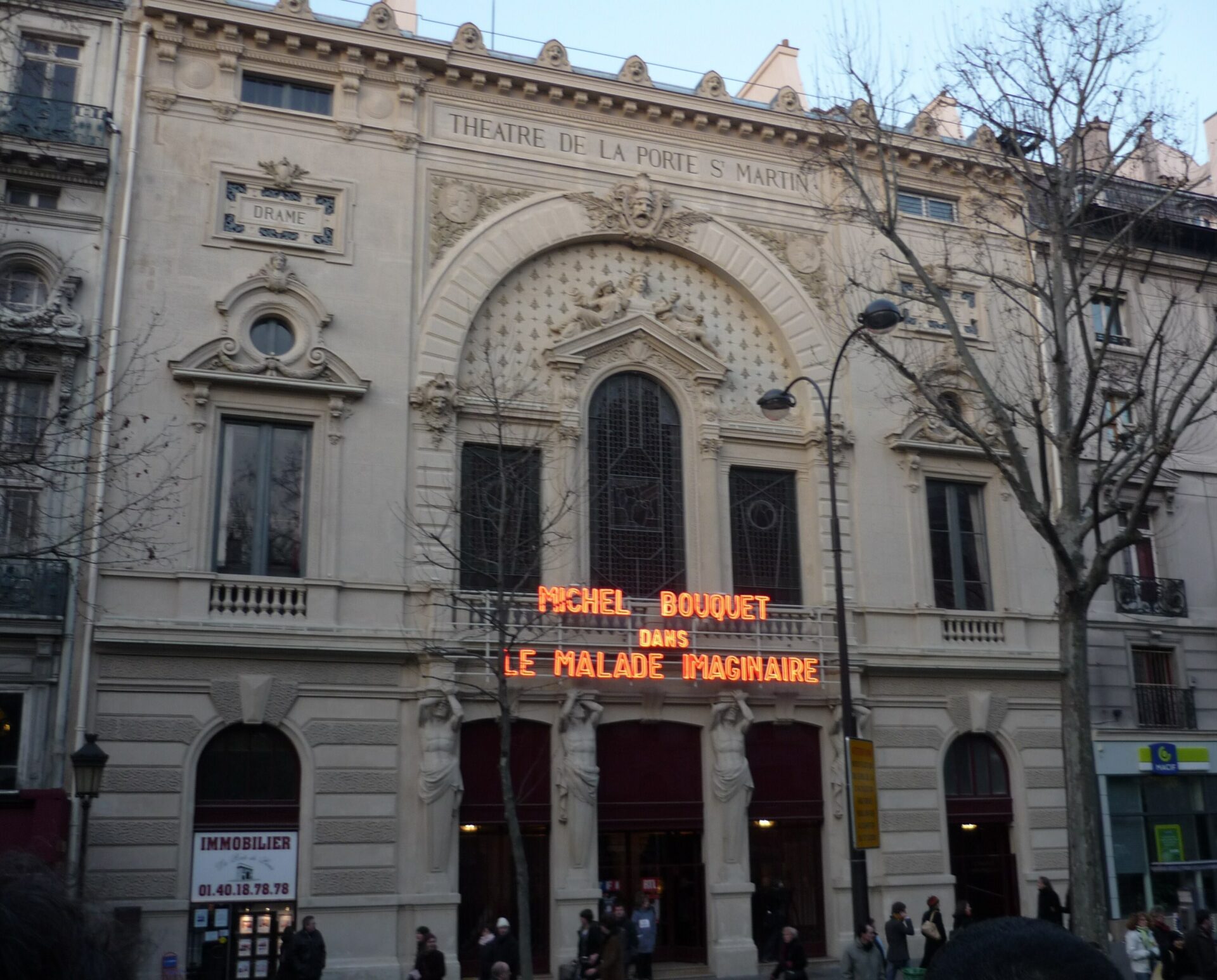 Théâtre de la porte saint martin