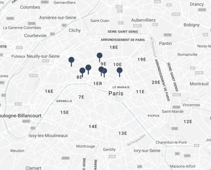 paris carte