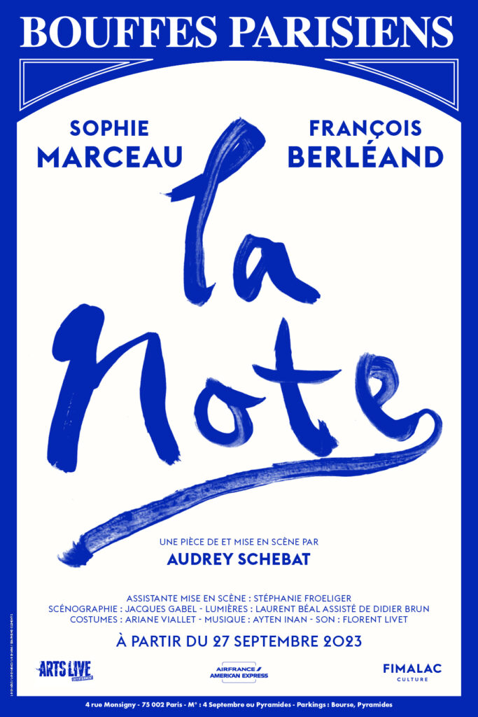 Affiche La note
